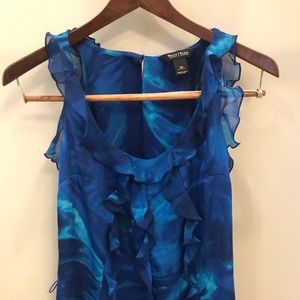 White House Black Market Blue Shirt